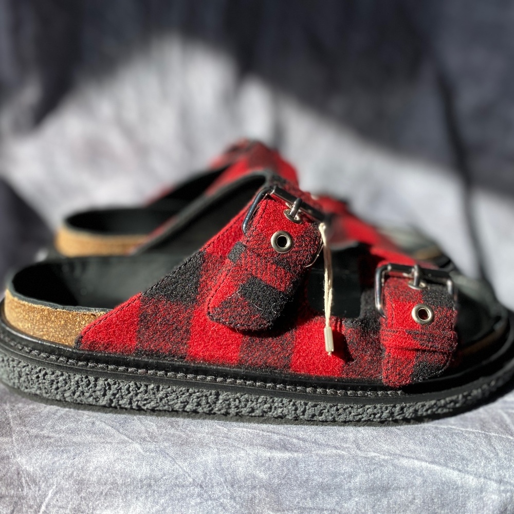 Isabel Marant Buffalo Check Slides - Never Worn N… - image 6